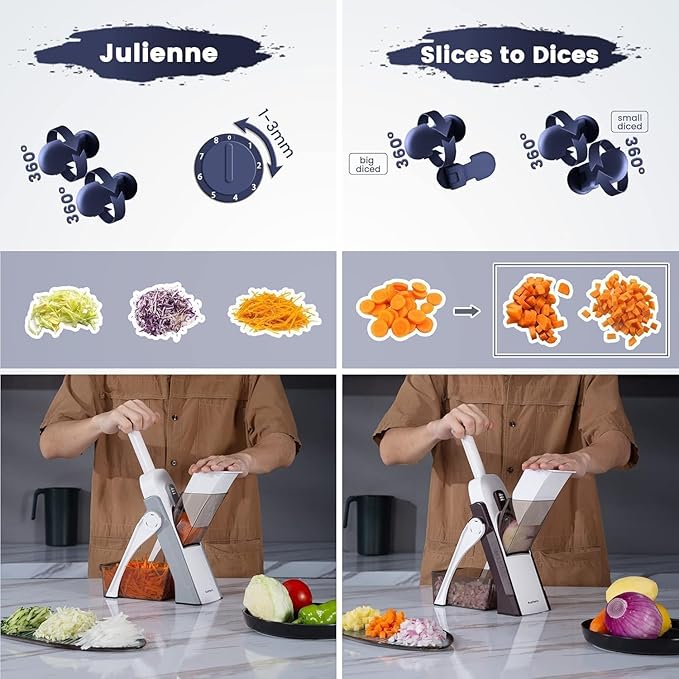 Multi-Purpose Vegetable Chopper Slicer for Kitchen