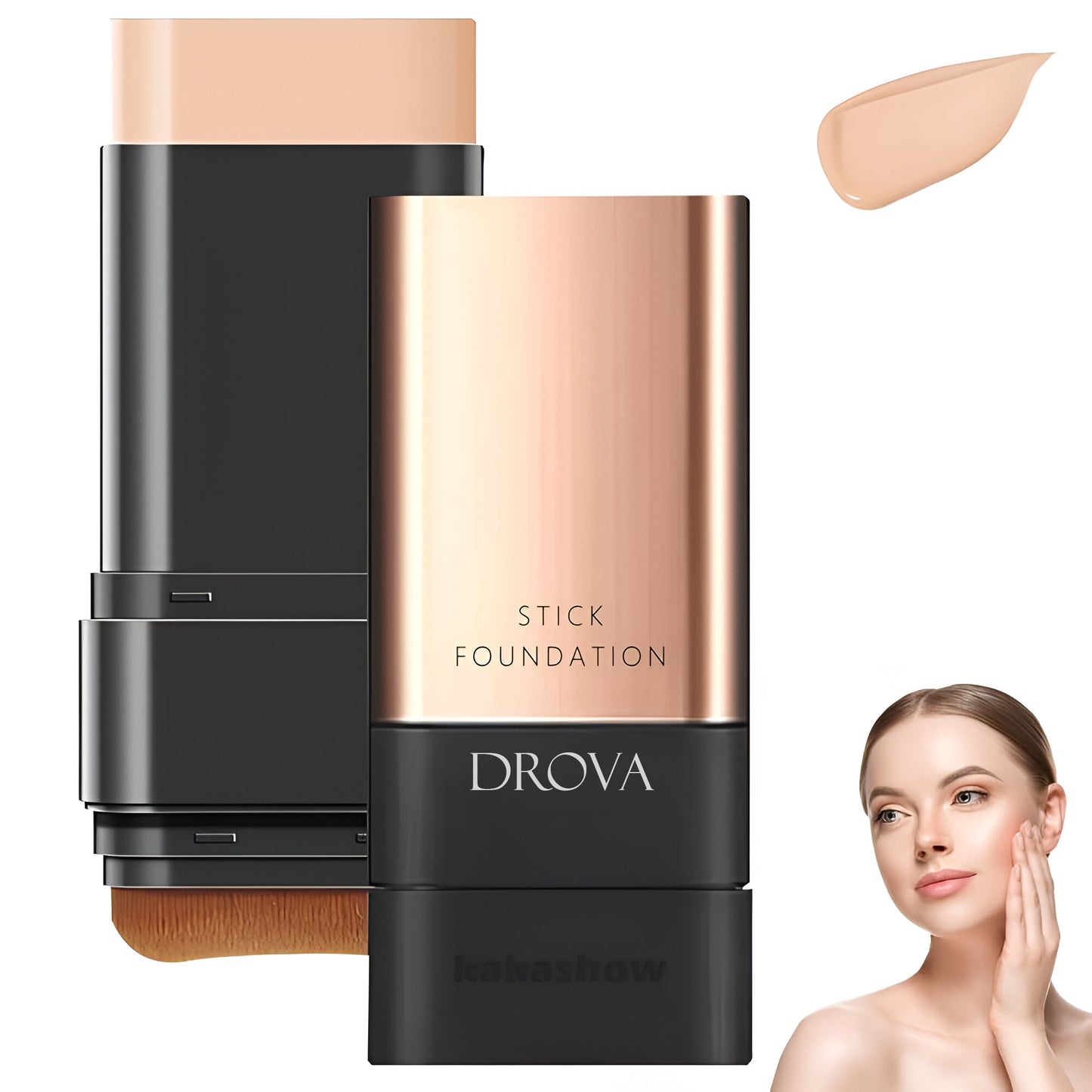 Double Head Foundation Make Up Stick